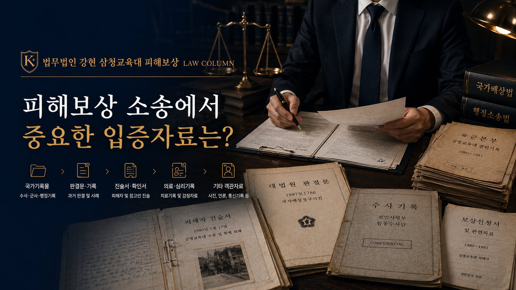 삼청교육대 피해보상, 어떤 입증자료가 중요할까?